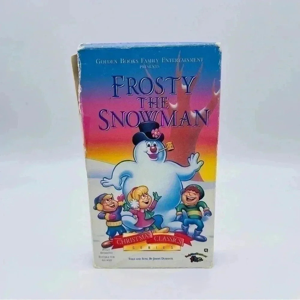 Golden Books Frosty The Snowman Original VHS Tape #27311